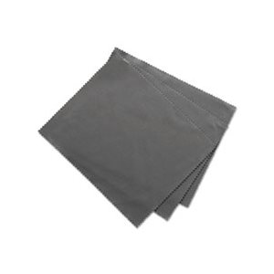 CLEANING CLOTHS, Microfiber, 6" x 7", Grey, 3 / Pack