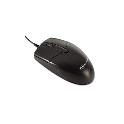 MOUSE, OPTICAL, Basic Office, 3 Buttons, Black, Boxed