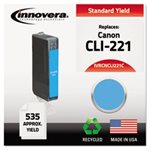 CARTRIDGE, Remanufactured 2947B001 (CLI-221) Ink, Cyan