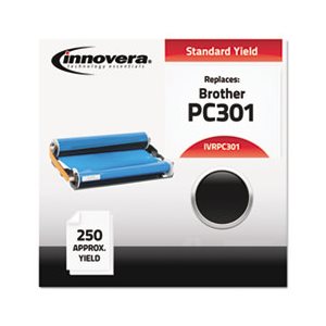 CARTRIDGE, THERMAL TRANSFER PRINT, Compatible PC301, Black