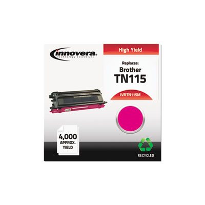 CARTRIDGE, TONER, Remanufactured TN115M High-Yield, Magenta