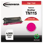 CARTRIDGE, TONER, Remanufactured TN115M High-Yield, Magenta