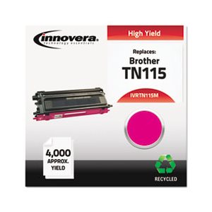 CARTRIDGE, TONER, Remanufactured TN115M High-Yield, Magenta