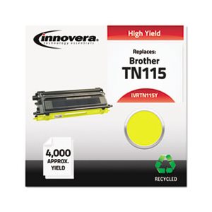 CARTRIDGE, TONER, Remanufactured TN115Y High-Yield, Yellow