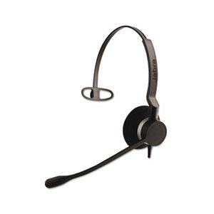 HEADSET, JABRA BIZ 2300, QD, Monaural, Over-the-Head, Corded