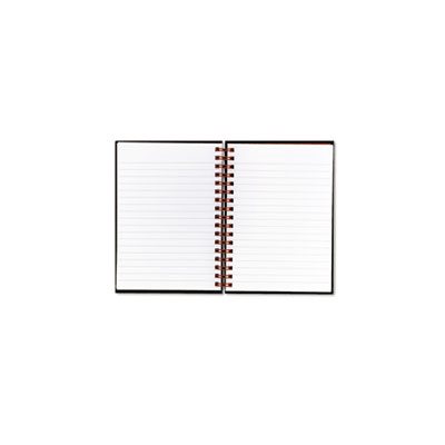 NOTEBOOK, Twin wire, Hardcover, Legal Rule, 8.25" x 5.875", White, 70 Sheets