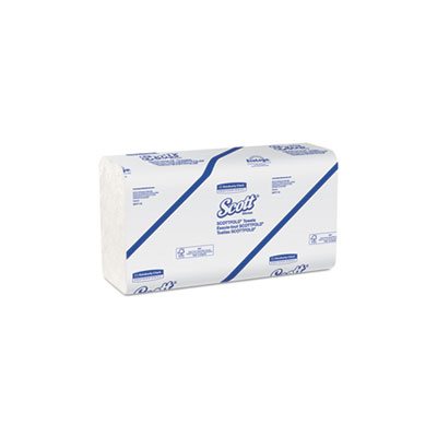 TOWELS, PAPER, SCOTTFOLD, 9.4" x 12.4", White, 175 / Pack, 25 Packs / Carton