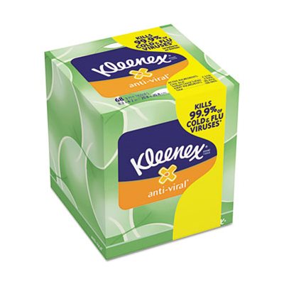 KLEENEX, ANTIVIRAL FACIAL TISSUE 27 BXS / CS