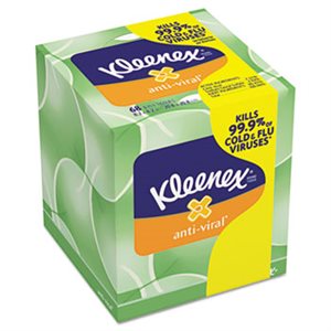 KLEENEX, ANTIVIRAL FACIAL TISSUE 27 BXS / CS