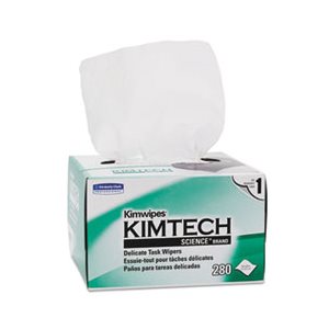 WIPES, KIMWIPES, Delicate Task, 1-Ply, 4.4" x 8.4", 280 / Box