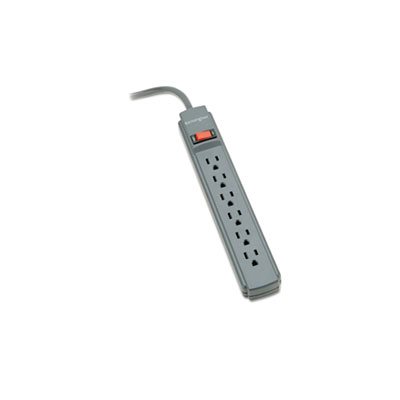 SURGE PROTECTOR, Guardian, 6 Outlets, 15' Cord, 540 Joules, Gray