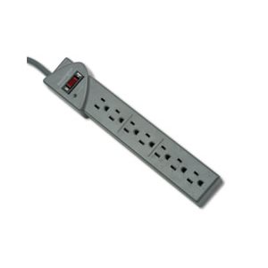 SURGE PROTECTOR, Guardian, PREMIUM, 7 Outlets, 6' Cord, 540 Joules, Gray