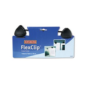 COPYHOLDER, FlexClip, Gooseneck, Monitor / Laptop Mount, Black