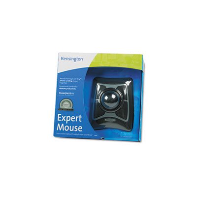 MOUSE, Expert, Wired, Trackball, Scroll Ring, Black / Silver