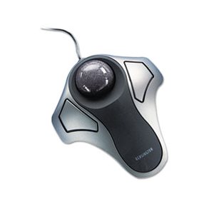 MOUSE, Optical Orbit, Trackball, Two-Button, Black / Silver