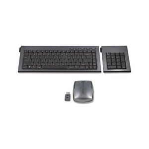 KEYBOARD AND MOUSE, SET,  SLIMBLADE, USB WIRELESS KEYBOARD, 86 KEY, USB WIRELESS RF MOUSE, GRAPHITE