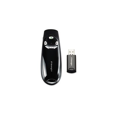 POINTER, Wireless Presenter Pro, w /  Green Laser, Class 2, Black