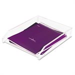 LETTER TRAY, Single, Acrylic, Clear
