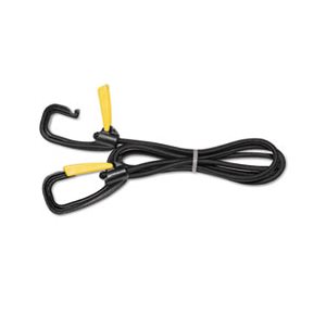 Bungee Cord, w / Locking Clasp, Black, 72"