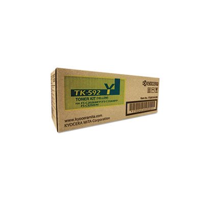 CARTRIDGE, TONER, TK592Y, 7,000 Page-Yield, Yellow