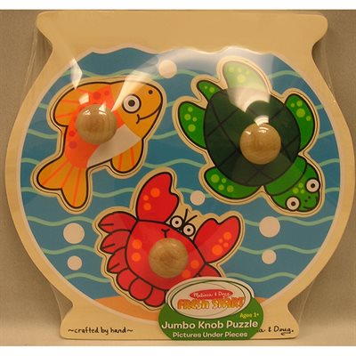 PUZZLE, JUMBO, KNOB, FISH BOWL