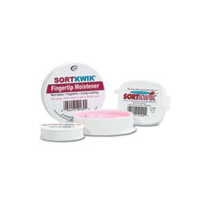 FINGERTIP MOISTENERS, Sortkwik, 3 / 8 oz, Pink