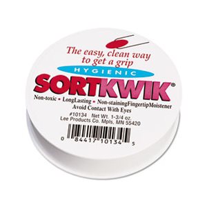 FINGERTIP MOISTENERS, Sortkwik, 1 3 / 4 oz, Pink