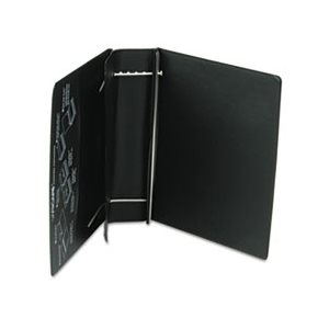 POST BINDER, Varicap6, Expandable, 1 To 6, 11" x 8.5", Black