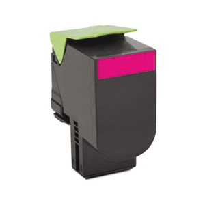 CARTRIDGE, TONER, LEXMARK, 80C10M0, 1000 Page-Yield, Magenta