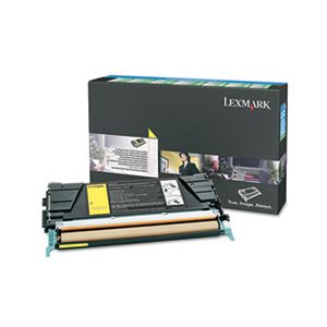 CARTRIDGE, TONER, LEXMARK, C5246YH, High-Yield Toner, 5000 Page-Yield, Yellow