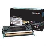 CARTRIDGE, TONER, LEXMARK, C746H1KG, High-Yield, 12000 Page-Yield, Black
