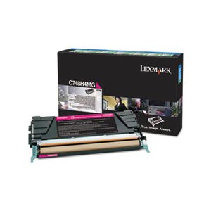 CARTRIDGE, TONER, LEXMARK, C748H1MG, High-Yield, 10000 Page-Yield, Magenta, TAA Compliant