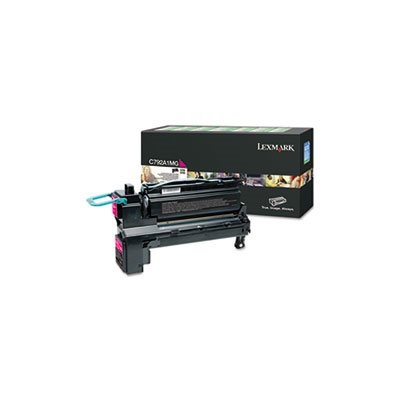 CARTRIDGE, TONER, LEXMARK, C792A1MG, 6000 Page-Yield, Magenta