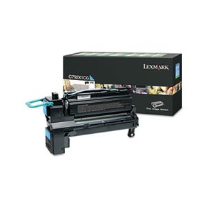 CARTRIDGE, TONER, LEXMARK, C792X1CG, Extra High-Yield,  20000 Page-Yield, Cyan