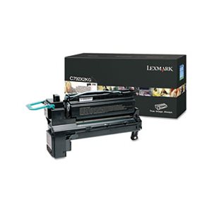 CARTRIDGE, TONER, LEXMARK, C792X2KG, Extra High-Yield, 20000 Page-Yield, Black