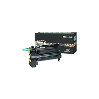 CARTRIDGE, TONER, LEXMARK, XC792 X792, EXTRA HIGH-YIELD, 20000 PAGE-YIELD, TAA VERSION OF C792X4YG, YELLOW