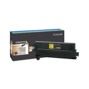 CARTRIDGE, TONER, LEXMARK, C9202YH, 14000 Page-Yield, Yellow