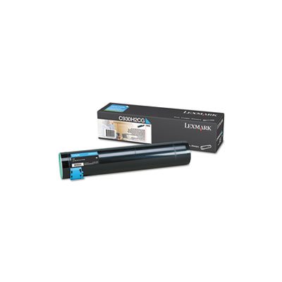 CARTRIDGE, TONER, LEXMARK, C930H2CG, High-Yield, 24000 Page-Yield, Cyan