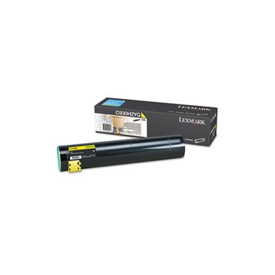 CARTRIDGE, TONER, LEXMARK, C930H2YG, High-Yield, 24000 Page-Yield, Yellow