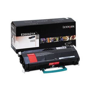 CARTRIDGE, TONER, LEXMARK, E260A21A, 3500 Page-Yield, Black