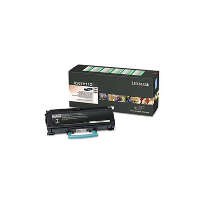 CARTRIDGE, TONER, LEXMARK, X264H11G, High-Yield, 9000 Page-Yield, Black