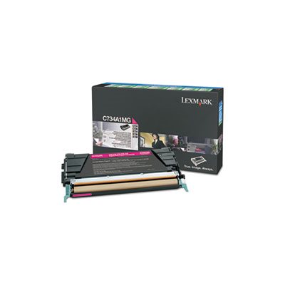 CARTRIDGE, TONER, LEXMARK, X748H1MG, High-Yield, 10000 Page-Yield, Magenta