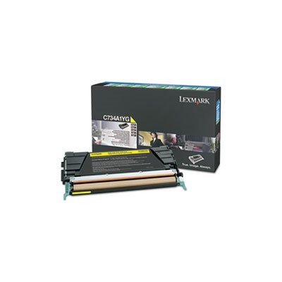 CARTRIDGE, TONER, LEXMARK, X748H1YG, High-Yield, 10000 Page-Yield, Yellow