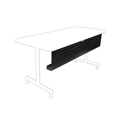 PANEL, MODESTY, LORELL, TRAINING TABLE, 10"H X 68"W X 3"D, BLACK