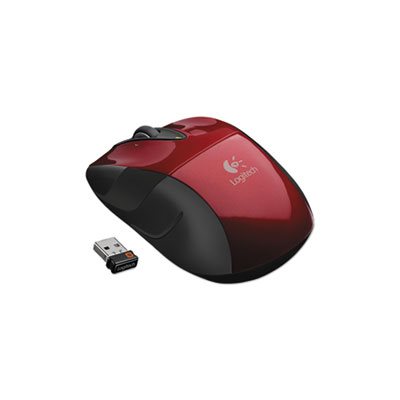 MOUSE, WIRELESS, LOGITECH M525,Compact, LEFT / RIGHT HAND USE, Red