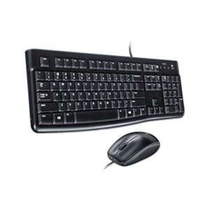 DESKTOP SET, WIRED, LOGITECH MK120, Keyboard / Mouse, USB, Black