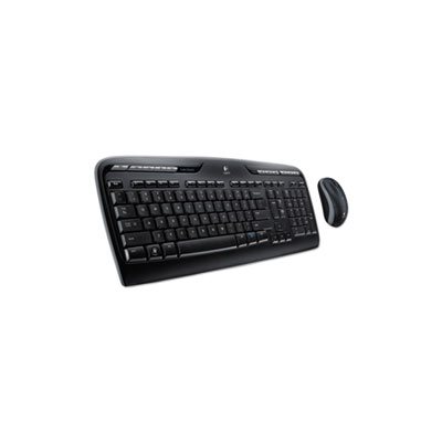 DESTOP SET, WIRELESS, LOGITECH MK320, Keyboard / Mouse, USB, Black