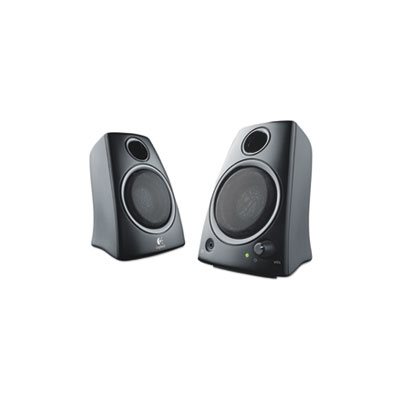 SPEAKERS, COMPACT, LOGITECH , 2.0 Stereo Speakers, 3.5mm Jack, Black