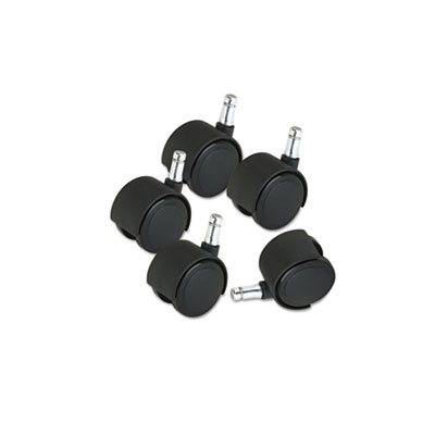 CASTERS, DELUXE DUET, MASTER CASTER, Nylon, B and K Stems, 110 lbs. / Caster, 5 / Set