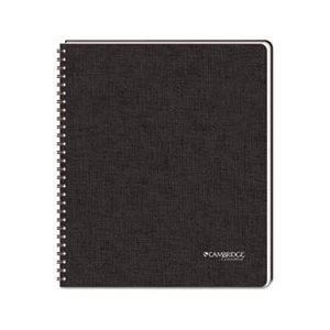 NOTEBOOK, Hardbound, w /  Pocket, Legal Rule, 11" x 8.5", White, 96 Sheet Pad